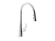 Simplice® Pull-Down Kitchen Sink Faucet With Three-Function Sprayhead