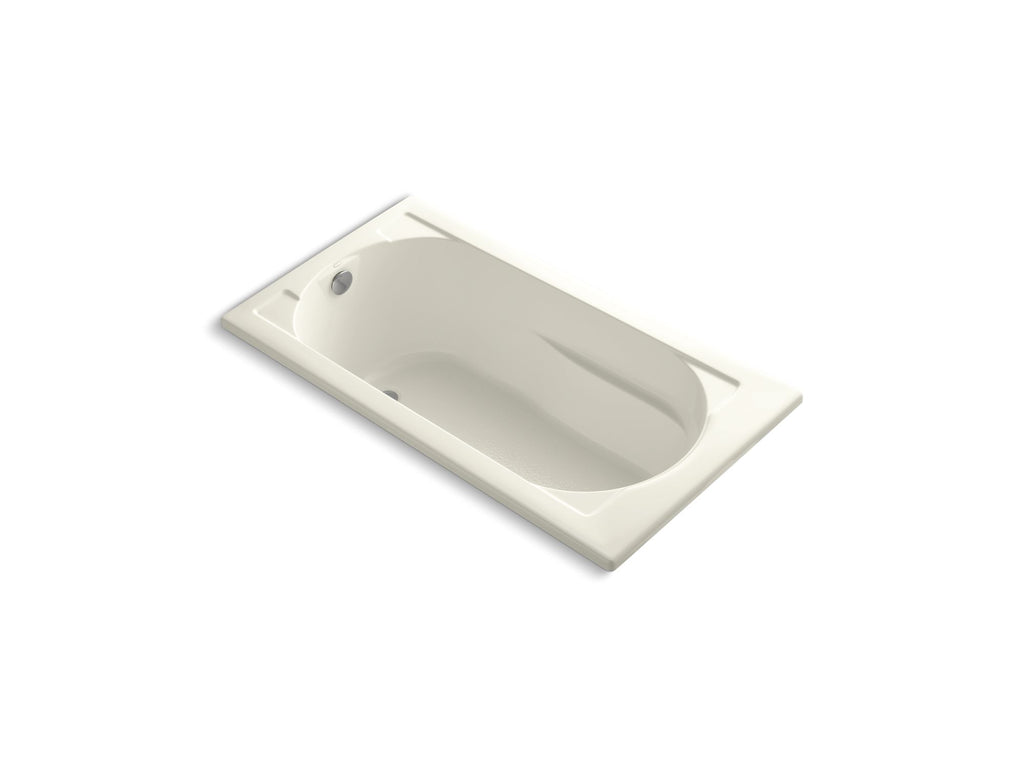 Devonshire® 60" x 32" drop-in bath with Bask(R) heated surface and reversible drain