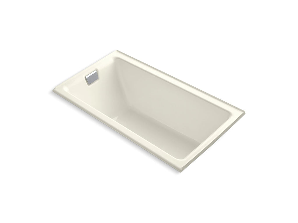 Tea-for-Two® 66" x 36" alcove bath with integral flange and left-hand drain
