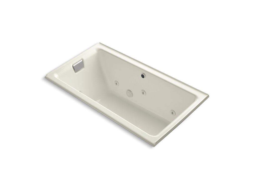 Tea-for-Two® 66" x 36" alcove whirlpool bath with left drain