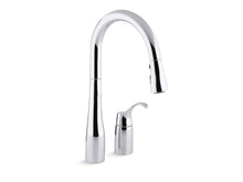 Simplice® Pull-Down Kitchen Sink Faucet With Three-Function Sprayhead