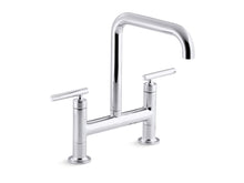 Purist® Two-Hole Bridge Kitchen Sink Faucet