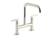 Purist® Two-Hole Bridge Kitchen Sink Faucet