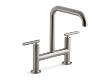Purist® Two-Hole Bridge Kitchen Sink Faucet