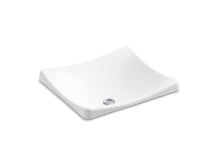 Demilav® 18-1/4" Rectangular Vessel Bathroom Sink, No Overflow