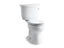 Cimarron® Comfort Height® Two-piece round-front 1.28 gpf chair height toilet with right-hand trip lever