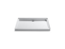 Groove® 48" X 36" Alcove Shower Base, Rear Center Drain