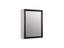 20" W X 26" H Aluminum Single-Door Medicine Cabinet With Oil-Rubbed Bronze Framed Mirror Door