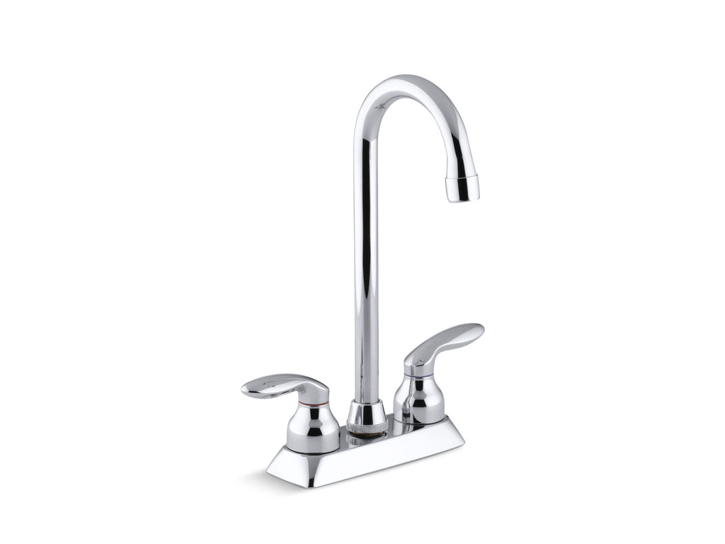 Coralais® Two-Hole Centerset Bar Sink Faucet With Lever Handles