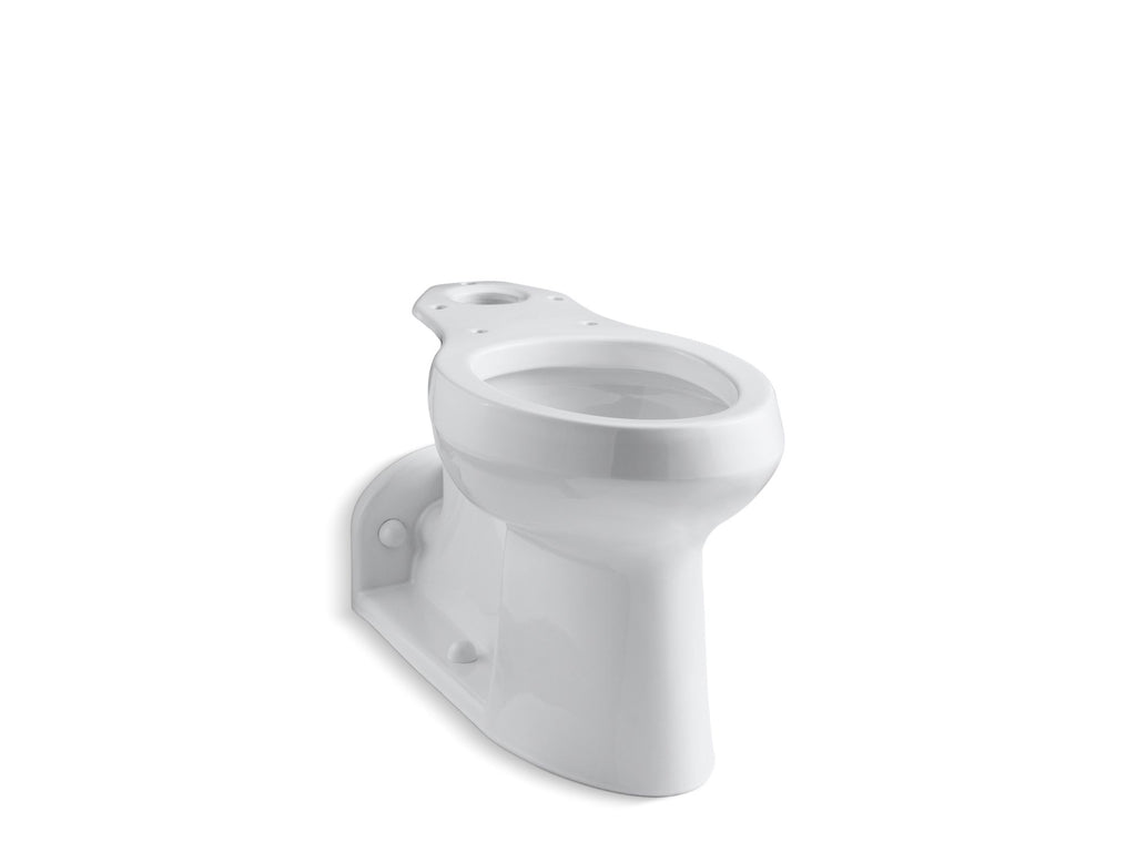 Barrington™ Floor-Mount Rear Spud Antimicrobial Toilet Bowl With Skirted Trapway