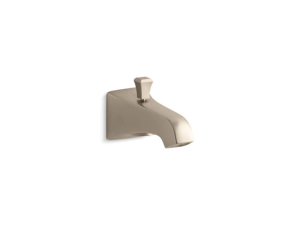 Memoirs® Stately Wall-Mount Bath Spout With Deco Design And Diverter