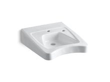 Morningside™ 20" X 27" Wall-Mount/Concealed Arm Carrier Wheelchair Bathroom Sink With Single Faucet Hole And Right-Hand Soap Dispenser Hole