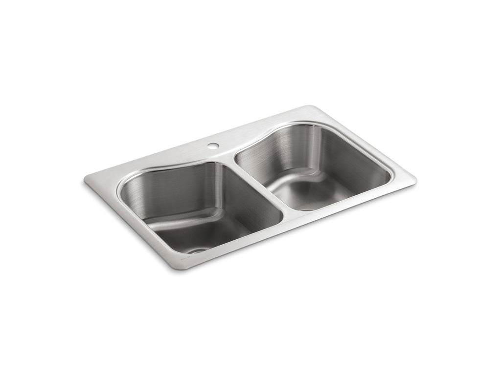 Staccato™ 33" Top-Mount Double-Bowl Kitchen Sink