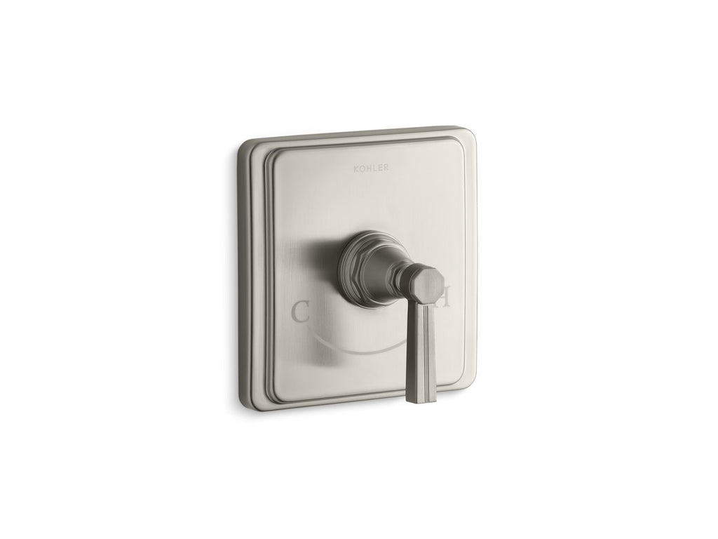 Pinstripe® Valve trim with lever handle for thermostatic valve, requires valve