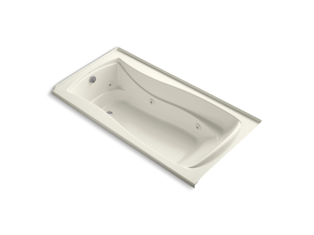 Mariposa® 72" X 36" Alcove Whirlpool Bath With Bask® Heated Surface, Left Drain