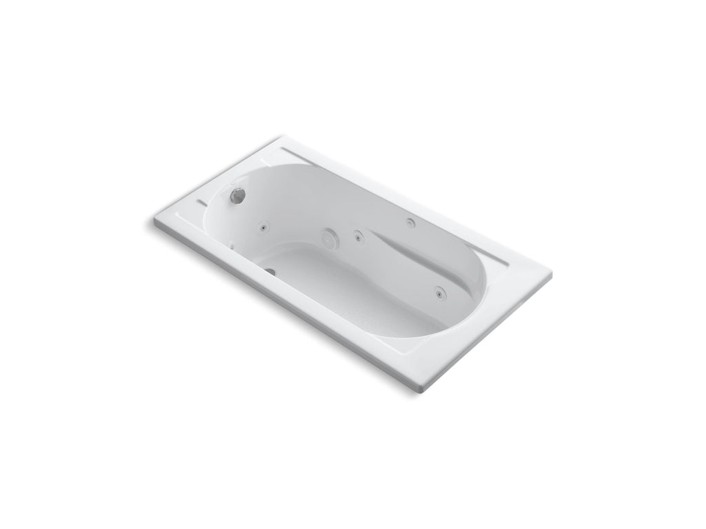 Devonshire® 60" x 32" drop-in whirlpool reversible drain and Bask(R) heated surface