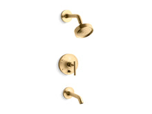 Purist® Rite-Temp® Bath And Shower Trim Kit With Push-Button Diverter And Lever Handle, 2.5 Gpm