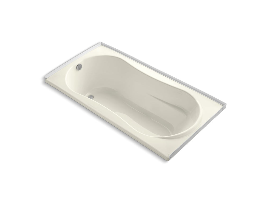 7236 72" x 36" alcove bath with flange and left-hand drain