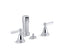 Pinstripe® Pure Vertical Spray Bidet Faucet With Lever Handles