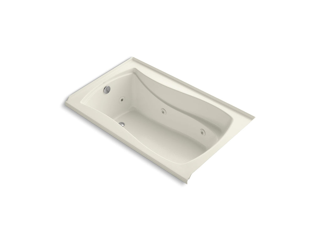 Mariposa® 60" X 36" Alcove Whirlpool Bath With Bask® Heated Surface, Left Drain