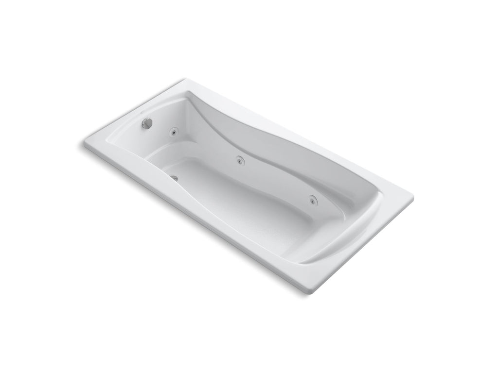 Mariposa® 72" X 36" Drop-In Whirlpool Bath With End Drain, Custom Pump Location And Heater