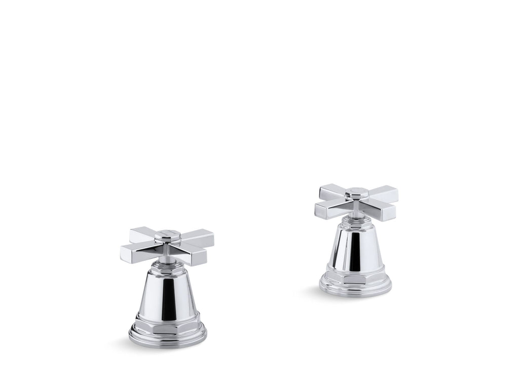 Pinstripe® Pure Deck-Mount Bath Faucet Handle Trim With Cross Design