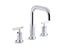 Purist® Deck-Mount Bath Faucet Trim With Lever Handles