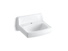 Greenwich™ 20-3/4" X 18-1/4" Wall-Mount/Concealed Arm Carrier Bathroom Sink With Single Faucet Hole