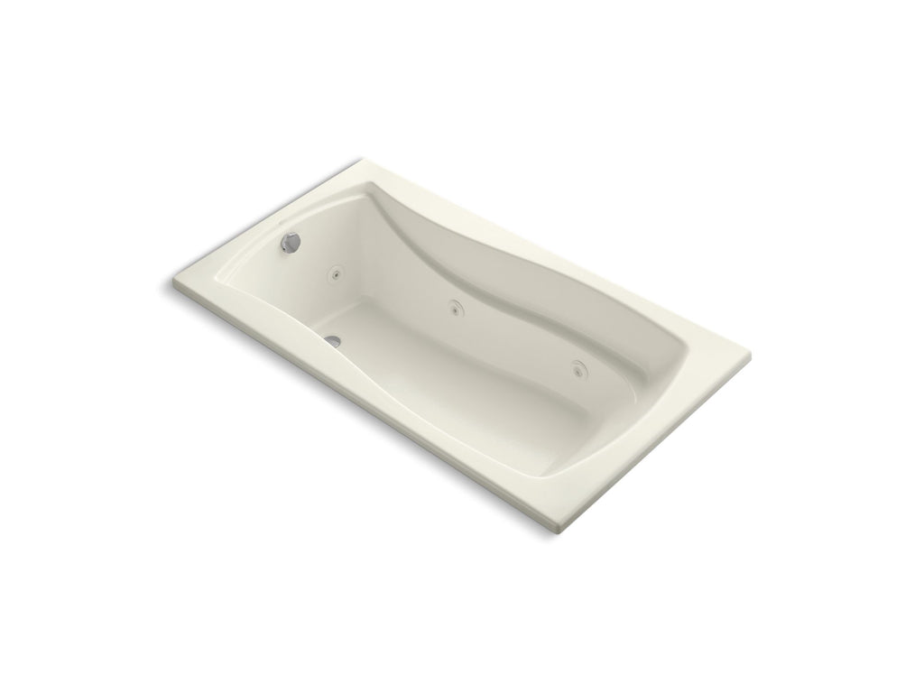 Mariposa® 66" X 35-7/8" Drop-In Whirlpool Bath With Bask® Heated Surface And End Drain