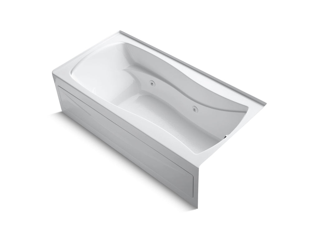 Mariposa® 72" X 36" Alcove Whirlpool Bath With Bask® Heated Surface, Right Drain