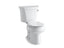 Wellworth® Two-Piece Round-Front Toilet, 1.28 Gpf