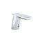 Geometric Touchless Single-Hole Lavatory Faucet With Insight™ Sensor Technology And Temperature Mixer, Hes-Powered, 0.5 Gpm