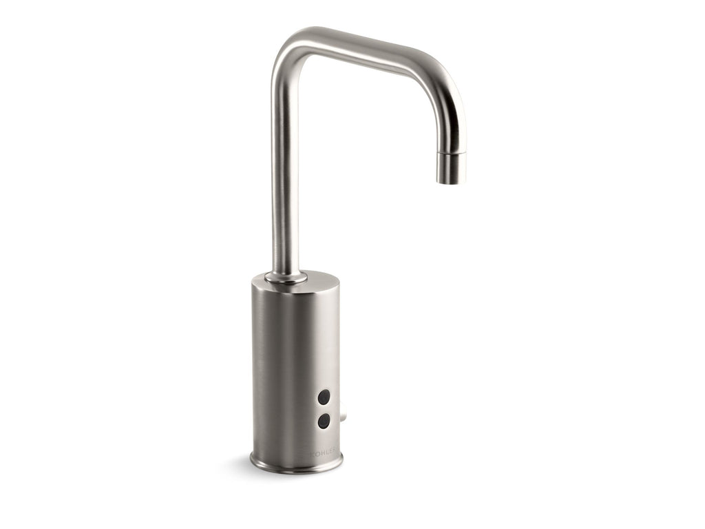 Gooseneck Touchless Faucet With Insight™ Technology And Temperature Mixer, Hybrid-Powered