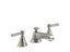 Pinstripe® Widespread Bathroom Sink Faucet With Lever Handles, 1.2 Gpm