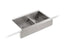 Vault™ Smart Divide® 35-1/2" Undermount Double-Bowl Farmhouse Kitchen Sink