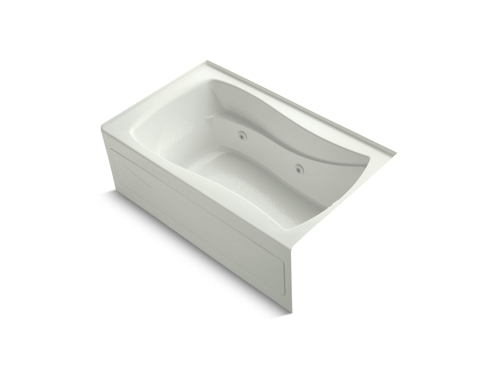 Mariposa® 60" X 36" Alcove Whirlpool Bath Bask® Heated Surface, Right Drain