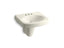 Pinoir® 22" Oval Wall-Mount Bathroom Sink With Glazed Underside