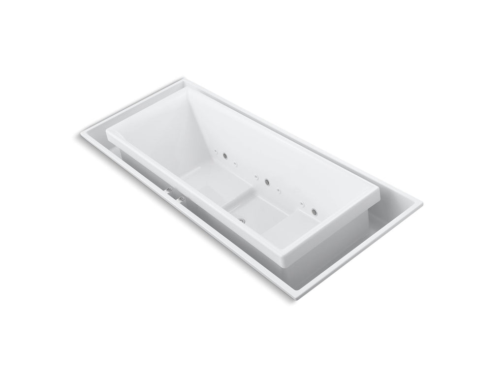 Sok® 104" X 41" Drop-In Effervescence Bath With Chromatherapy And Center Drain