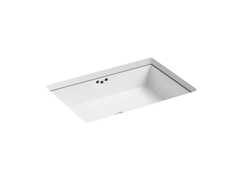 Kathryn® 24" Rectangular Undermount Bathroom Sink With Glazed Underside