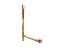 Clearflo Brass Toe Tap Bath Drain