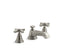 Pinstripe® Pure Widespread Bathroom Sink Faucet With Cross Handles, 1.2 Gpm