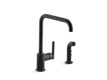 Purist® Single-Handle Kitchen Sink Faucet With Side Sprayer