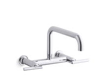 Purist® Two-Hole Wall-Mount Bridge Kitchen Sink Faucet