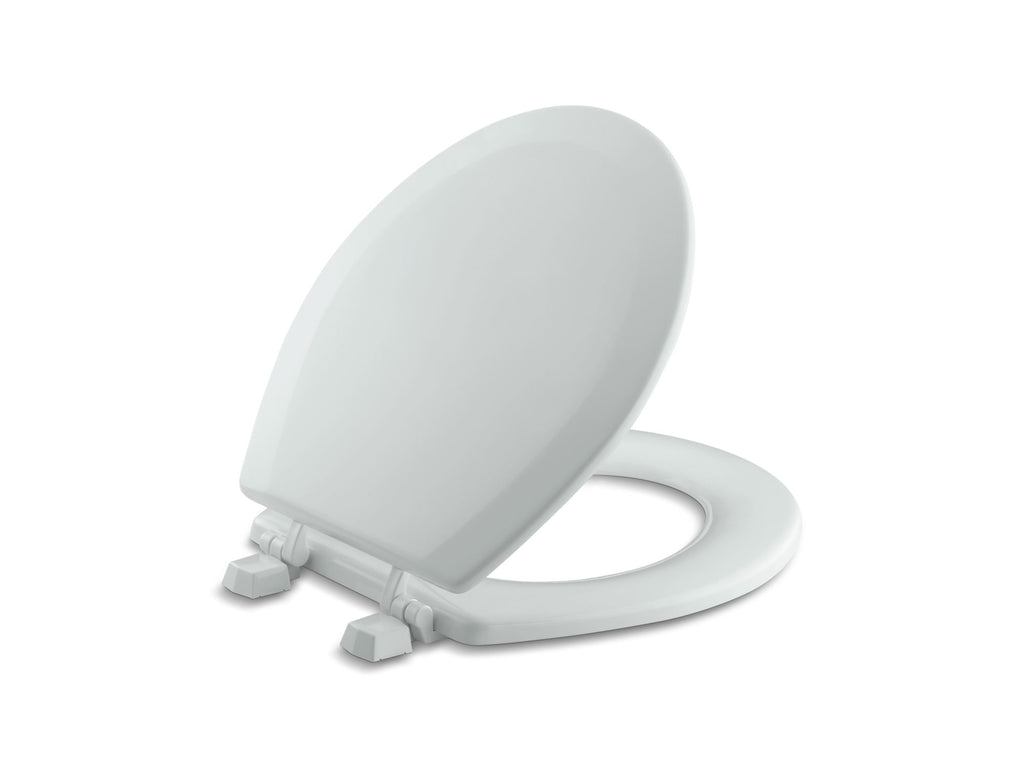 Triko™ round-front toilet seat with plastic hinges