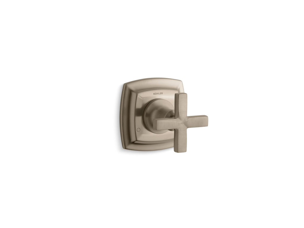 Margaux® Valve trim with cross handle for transfer valve, requires valve