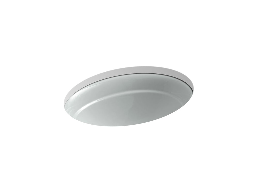 Serif® 20-3/4" Oval Undermount Bathroom Sink, No Overflow