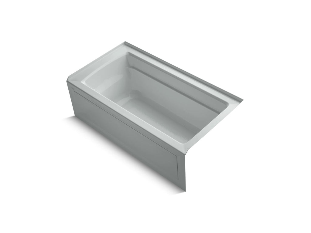 Archer® 60" X 32" Alcove Bath With Bask® Heated Surface, Right Drain