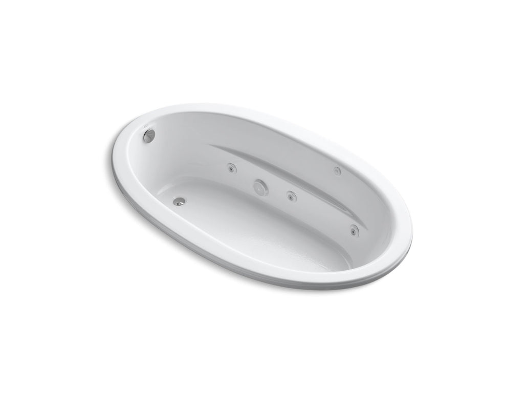 Sunward® 72" X 42" Drop-In Whirlpool Bath With Bask® Heated Surface