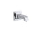 Pinstripe® wall-mount 6-7/8" non-diverter bath spout