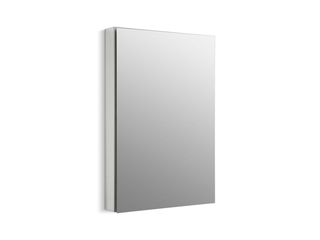 Catalan® 24-1/8" W X 36-1/8" H Aluminum Single-Door Medicine Cabinet With 170 Degree Hinge